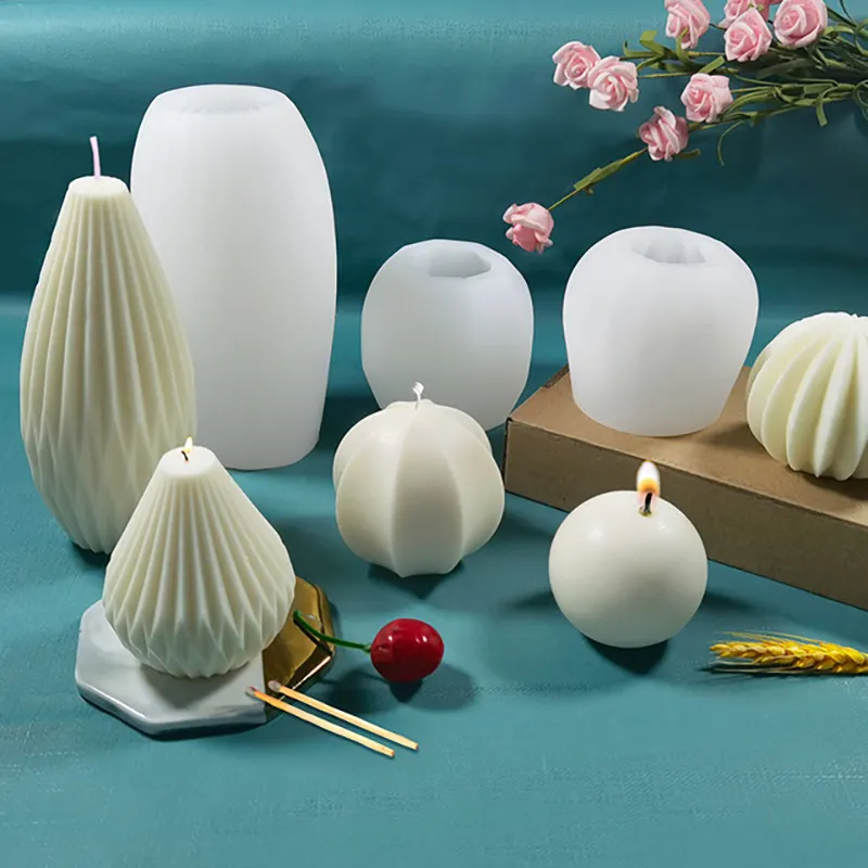 Julyson — moules à savon en Silicone 3D, pour la fabrication de bougies personnalisés, modèle nouveau, qualité alimentaire, en forme de boule, sécurité
