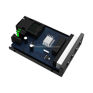 Convertidor de Medios 1G4E 10/100/1000M, 1 Puerto de Fibra, 4 RJ45, Ethernet Monomodo a Fibra Óptica, Switch de Fibra, Convertidor de Medios - Product Image 4