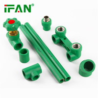IFAN Meilleur Prix Matériaux de Plomberie Raccords à Injection PPR Tuyaux d'Eau Connecteurs Vannes Raccords Plastiques PPR