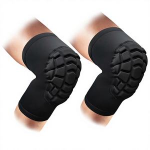 Genouillère en néoprène durable, légère, écologique, avec rembourrage flexible, couverture stable, protection antidérapante pour la musculation - Product Image 1