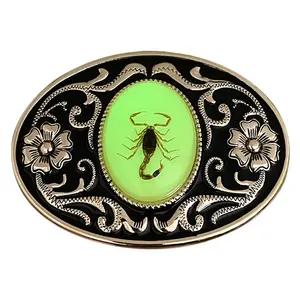 Zinc Alloy turquoise bohemian belt buckle Western style European and Foreign e-commerce buckle supplier