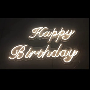 Consegna veloce su misura buon compleanno mi sposerai insegne di luce al Neon per la decorazione - Product Image 5