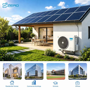 Climatiseur solaire split 9000 12000 18000 24000 BTU 100% solaire DC 48V alimenté par <span class=keywords><strong>batterie</strong></span>, fabricant de climatiseurs solaires à panneaux solaires - Product Image 2
