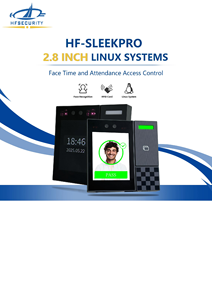 HFSecurity Sleekpro - Escáner de Tarjetas de Control de Asistencia con Reconocimiento Facial de 2.8 Pulgadas, Función NFC, Sensor de Control de <span class=keywords><strong>Acceso</strong></span> - Product Image 5