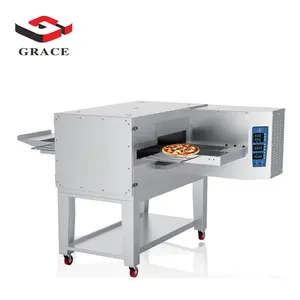 Grace Commercial Restaurant Kitchen Equipment Conveyor Belt Pizza Oven for Bakery