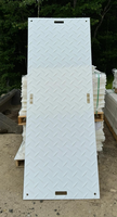 Tapis blancs de route de protection au sol de HDPE/tapis de voie tapis d'accès temporaires