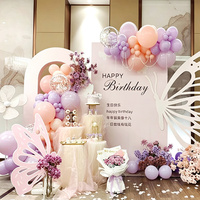 Support de toile de fond pour fête papillon, décoration de ballons pour mariage et anniversaire