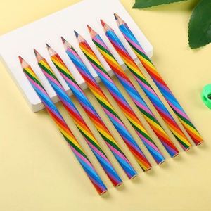 Juego de Lápices de Colores Jumbo, Madera Multicolor, Mágico para Niños, Arcoíris, Material de Arte, Kit de Dibujo, Pintura Escolar - Product Image 3