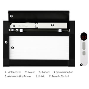 Motor Blackout Frame Inserted Honeycomb Shades Montaje interior Tela gruesa 16mm Mini Cell Batería <span class=keywords><strong>Control</strong></span> <span class=keywords><strong>remoto</strong></span> - Product Image 2