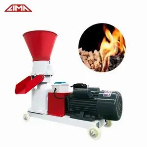 Wood Pellet Making Machine Flat Die Electric Engine Machine Sawdust Pellet Machine 50~10000kg/h for Wood Provided 80 CE ISO LIMA
