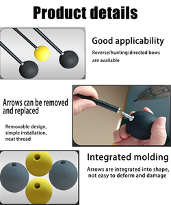 ลูกธนูใยแก้วสำหรับยิงธนูแบบ Archery Tag, CS, กิจกรรมสันทนาการ, ป้องกันตัว, น้ำหนักเบา, ธนู Recurve และลูกธนู, ลูกธนูโฟมเพื่อความปลอดภัย - Product Image 5