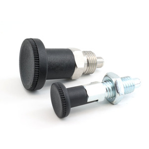 Manopola piatta M4 M6 in acciaio inossidabile Micro Mini perno smussato a stantuffo con indicizzazione a molla - Product Image 5