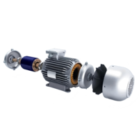 Boîtier de moteur pour équipement mécanique, usinage de haute précision, alliage d'aluminium, support robuste, composant structurel personnalisé