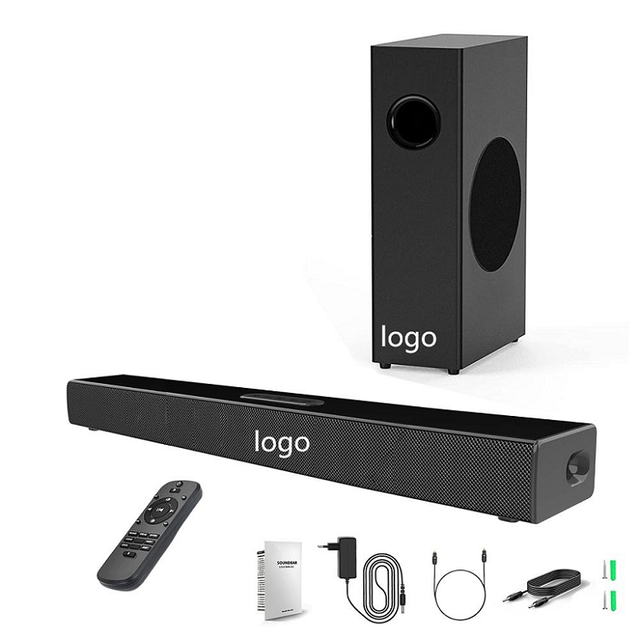 Sound bar with Subwoofer 80W Barre De Son Woofers and Home Theaters for Home