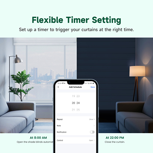 Motor Tubular KEMEK Tuya ZIGBEE con Control Remoto de 433MHz, Motor Inteligente para Cortinas Enrollables, Compatible con Alexa - Product Image 3
