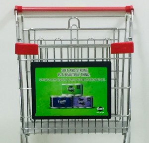 Moq 100 Đơn Vị Kích Thước Lớn Nhựa Bảng Hiển Thị Quảng Cáo Với Tác Phẩm Nghệ Thuật Cho Siêu Thị Xe Đẩy Xe - Product Image 2