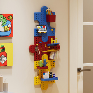 Mensola da Parete Decorativa Senza Forature, Stile Cartone Animato, Organizzatore Fai-da-Te per Ufficio e Spazi di Studio Creativi - Product Image 3