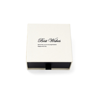 Boîte d'emballage de bagues en carton à tiroir personnalisée boîte à bijoux de luxe en carton blanc pour bracelet et collier avec insert en mousse