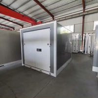 Conteneur de stockage pliable MINI 8' 10' 12', démontable, assemblage rapide, emballage plat, conteneur mobile, conteneur portable POD