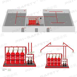 Sistema de Supresión de Incendios PRI-SAFETY de Alta Presión con Niebla de Agua y Agente Limpiador para Centros de Datos con FK5112 <span class=keywords><strong>NOVEC1230</strong></span> - Product Image 2