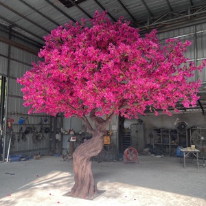 Vente flash : <span class=keywords><strong>Arbre</strong></span> artificiel <span class=keywords><strong>en</strong></span> <span class=keywords><strong>fleurs</strong></span> de bougainvillier <span class=keywords><strong>rose</strong></span> foncé, faux cerisier <span class=keywords><strong>en</strong></span> <span class=keywords><strong>fleurs</strong></span> pour la décoration de restaurant et de mariage - Product Image 4