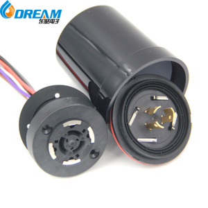 Prise NEMA 7 broches DREAM pré-assemblée avec éclairage LED et photo-interrupteur à verrouillage par torsion - Product Image 3
