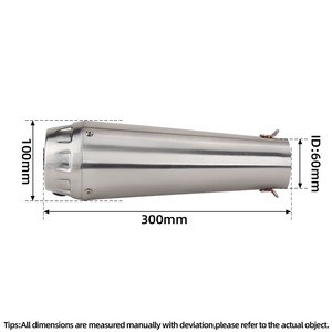 Silencieux d'échappement R6 pour Yamaha YZF-R6 2006-2025, kit d'échappement de course pour <span class=keywords><strong>moto</strong></span>, en acier inoxydable, avec adaptateur de raccordement à enfiler et <span class=keywords><strong>tube</strong></span> de liaison intermédiaire arrière - Product Image 3