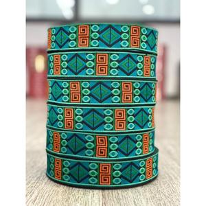 Nâng cao của bạn dân tộc và đương đại thiết kế của chúng tôi cao cấp nhiều màu hoa thêu Jacquard ren TRIM Crafted sôi động chủ đề - Product Image 1