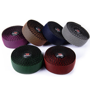 Bolany Road Bike Handlebar Tape 25.4 Mm Honeycomb Breathable PU Leather <b>Wrap</b> For Road Bicycles - Product Image 4