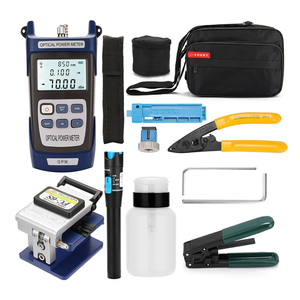 Kit de jonction à froid à <span class=keywords><strong>fibre</strong></span> <span class=keywords><strong>optique</strong></span>, couteau de coupe à <span class=keywords><strong>fibre</strong></span> <span class=keywords><strong>optique</strong></span>, compteur de puissance <span class=keywords><strong>optique</strong></span> et <span class=keywords><strong>pince</strong></span> à câble pour l'entretien domestique - Product Image 4