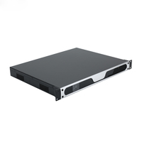 Casing Server Rak 19-Inci 1U 2U 3U 4U Aluminium Brushed Kustom untuk Amplifier Audio, PCB, Elektronik, dan Instrumen