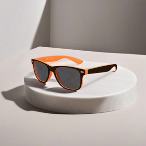 OEM logotipo personalizado cuadrado PC gafas de sol para hombres mujeres de moda UV400 gafas de sol sombras promocionales Unisex adultos al aire libre - Product Image 2