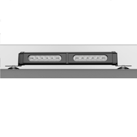 Barre lumineuse LED stroboscopique monochrome/bicouleur DC12-24V 36W-144W IP65, lumière d'avertissement d'urgence pour camion et véhicule