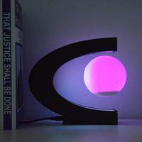 Lampe Led flottante, impression 3D, veilleuses, lévitation, magnétique, cadeau De noël