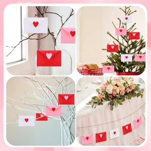 Confezione da 30 Cuori in Feltro, Decorazioni per San Valentino, Ornamenti Appesi per Albero di Natale, Matrimoni, Compleanni, Feste - Product Image 3