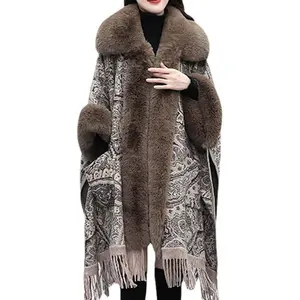 Abrigo de piel de invierno recién llegado ropa de moda abrigo grueso cálido señora manga larga abrigo de piel de oveja de alta calidad para mujer