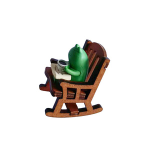 Chaise miniature en bois, meubles <span class=keywords><strong>de</strong></span> <span class=keywords><strong>maison</strong></span> <span class=keywords><strong>de</strong></span> poupée, jouet, modèle décoratif à l'échelle 1:12, pour la décoration <span class=keywords><strong>de</strong></span> la chambre des enfants - Product Image 4