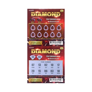 Nuevo Diseño de Boletos de Lotería Personalizados de Alta Calidad, Reciclables, <span class=keywords><strong>para</strong></span> Raspar, Venta al por Mayor - Product Image 2