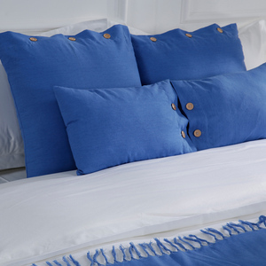 Juego de Ropa de Cama Eliya <span class=keywords><strong>Ocean</strong></span> <span class=keywords><strong>Blue</strong></span> de Guangzhou, 100% Algodón, para Hotel - Product Image 6