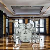 Hailun Acrylique Drum Sets Instrument à Percussion de haute qualité Usine de vente directe Usine directe BON MARCHÉ