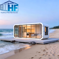 Maison conteneur préfabriquée en acier respirante, modèle Apple Cabin, bureau modulaire moderne en kit pour extérieur et jardin, modèle E50