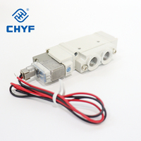 Vanne pneumatique SY3120-5LZD-M5, électrovanne 5/2 voies, 5/3 voies pour vanne solénoïde industrielle SY3120