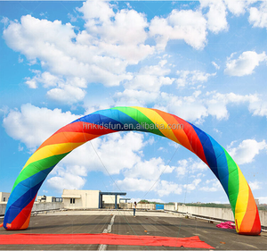 Arche gonflable publicitaire <span class=keywords><strong>pas</strong></span> chère pour événements sportifs en plein air, impression numérique, arc-en-ciel, pour la décoration d'entrée - Product Image 2
