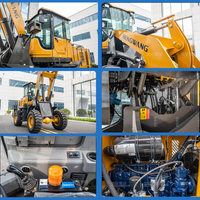 Fabrikpreis CE-Zertifizierter Kleiner Hydraulischer Knickgelenkter Radlader mit Dieselmotor Traglast 3 Tonnen
