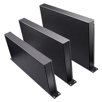 Nouveau boîtier de serveur en acier noir de 19 pouces 1U 2U 3U pour montage en rack, boîtier métallique pour équipement de communication
