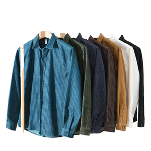 Chemise en twill personnalisée pour homme avec boutons, motif crâne et os croisés, respirante, décontractée, col montant, impression par transfert thermique, impression DTG - Product Image 2