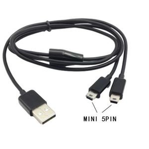 USB2.0 Để Kép Mini USB Adapter 1M 3ft Thời Gian Sạc Micro Bện USB Micro Bện Cho Máy In Và Hai Mini Các Thiết Bị - Product Image 2
