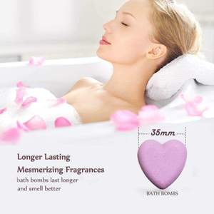 Set <span class=keywords><strong>de</strong></span> Regalo <span class=keywords><strong>de</strong></span> Bombas <span class=keywords><strong>de</strong></span> Baño Hidratantes <span class=keywords><strong>de</strong></span> Lujo |   Kit <span class=keywords><strong>de</strong></span> <span class=keywords><strong>Spa</strong></span> <span class=keywords><strong>de</strong></span> Aromaterapia con Aceite Esencial para Mujer - Regalos para el Día <span class=keywords><strong>de</strong></span> la Madre y Cumpleaños - Product Image 2