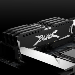 PUSKILL KillX DDR4 โมดูลหน่วยความจำ RAM สำหรับเดสก์ท็อป ดีไซน์ฮีทซิงค์สีดำ ประสิทธิภาพสูงสำหรับเล่นเกม 8GB 16GB 2666MHz 3200MHz - Product Image 6