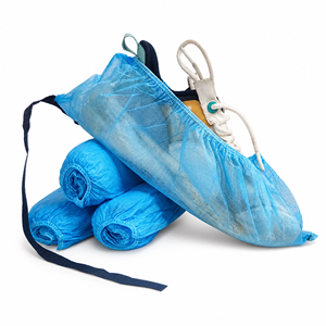 Surchaussures ESD avec sangle conductrice à nouer, antidérapantes, certifiées CE, sans latex, souples, confortables et imperméables, directement <span class=keywords><strong>de</strong></span> l'usine - Product Image 1